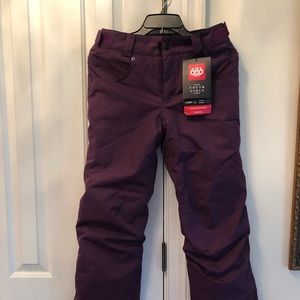 686 girls youth ski pants